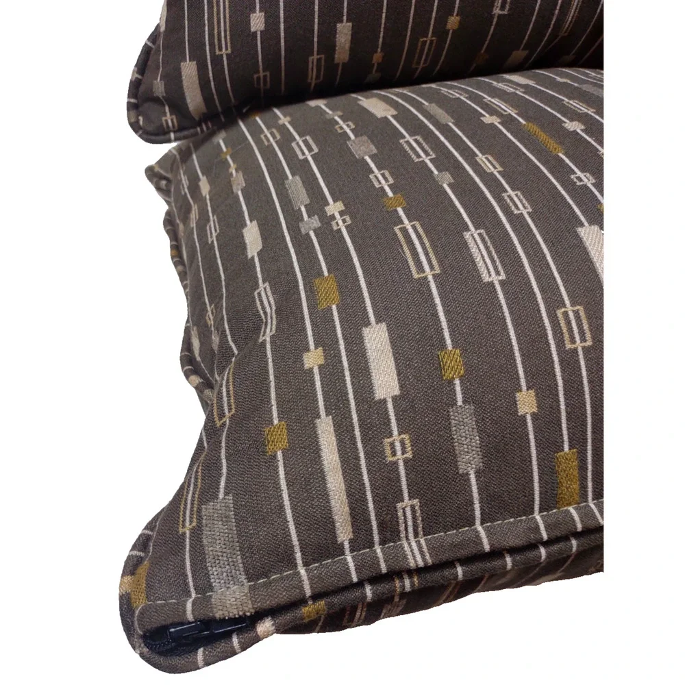2 Pc William's Lina Multicolored Geometric Outdoor Throw Pillows Polyester 18x18